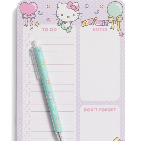 Sanrio Other - HELLO KITTY Sweet Celebration Character Desk Pad With Pen
